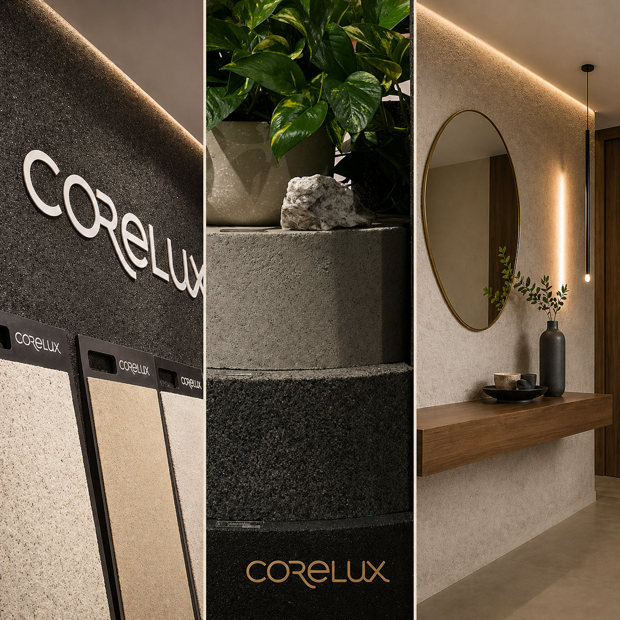 Experiências em Texturas – Corelux
